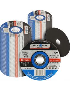 Zestaw 100x tarcza do cięcia Profi-Flex 125 x 1,0 x 22 - PF10185_px100 - Profi-Flex - 1