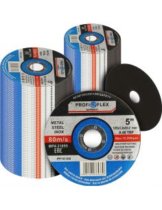 Zestaw 100x tarcza do cięcia Profi-Flex 125 x 1,2 x 22 - PF10186_px100 - Profi-Flex - 1