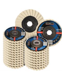 Zestaw 25x tarcza lamelka polerska filcowa Profi-Flex 125 x 22 - PF10249_px25 - Profi-Flex - 1