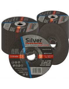 Zestaw 50x tarcza do szlifowania Silver 125 x 6,4 x 22 - S10118_px50 - Silver - 1