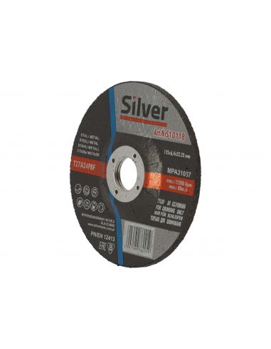 Zestaw 50x tarcza do szlifowania Silver 125 x 6,4 x 22 - S10118_px50 - Silver - 6