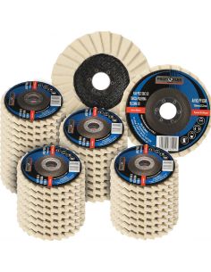 Zestaw 50x tarcza lamelka polerska filcowa Profi-Flex 125 x 22 - PF10249_px50 - Profi-Flex - 1
