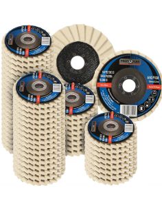 Zestaw 100x tarcza lamelka polerska filcowa Profi-Flex 125 x 22 - PF10249_px100 - Profi-Flex - 1