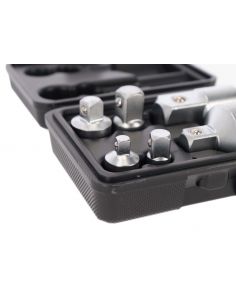 Adaptery redukcyjne do kluczy nasadowych 6 el. Silver - S11032 - Silver - 1 2