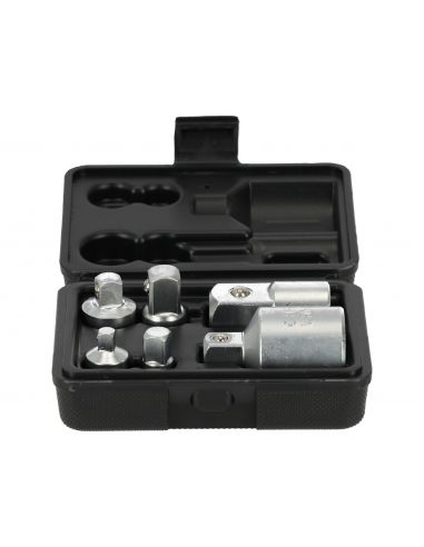 Adaptery redukcyjne do kluczy nasadowych 6 el. Silver - S11032 - Silver - 3
