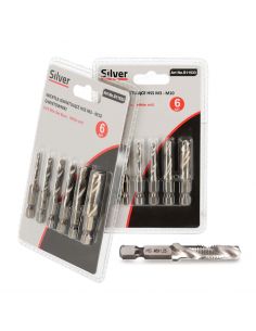 Wiertła gwintujące  6 el. M3-M10 Silver - S11533 - Silver - 1
