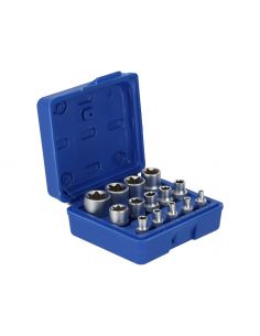 Zestaw kluczy nasadowych Torx 14 el. Silver - S10628 - Silver - 1 2