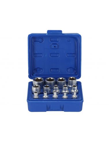 Zestaw kluczy nasadowych Torx 14 el. Silver - S10628 - Silver - 4