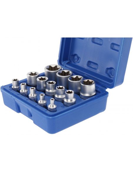 Zestaw kluczy nasadowych Torx 14 el. Silver - S10628 - Silver - 5