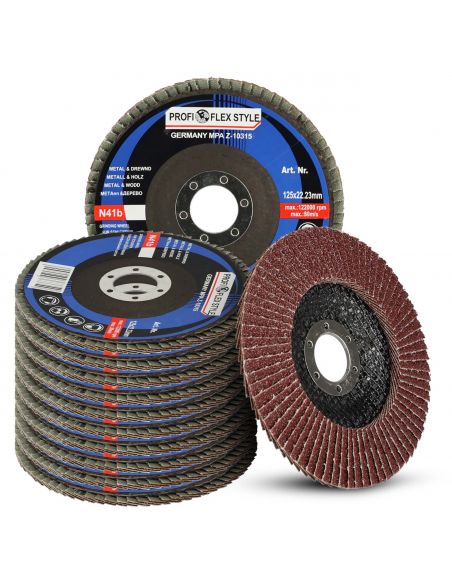 Zestaw 10x tarcza listkowa lamelka Profi-Flex 125 mm P60 - PF10072_px10 - Profi-Flex - 1