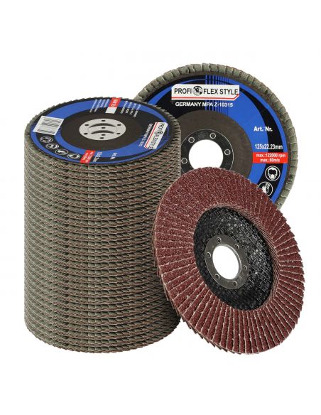 Zestaw 25x tarcza listkowa lamelka Profi-Flex 125 mm P60 - PF10072_px25 - Profi-Flex - 1