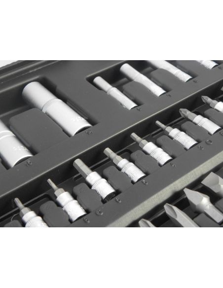 Zestaw kluczy nasadowych Heidmann 1/2" 1/4" 94 el. GEKO - G10150 - Heidmann - 6