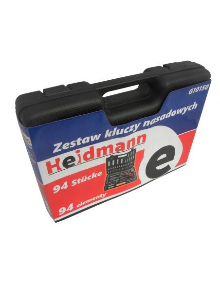 Zestaw kluczy nasadowych Heidmann 1/2" 1/4" 94 el. GEKO - G10150 - Heidmann - 9