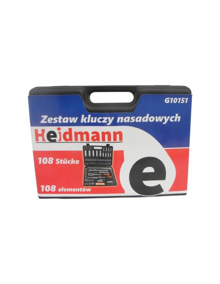 Zestaw kluczy nasadowych Heidmann 1/2" 1/4" torx 108 el. GEKO - G10151 - Heidmann - 6