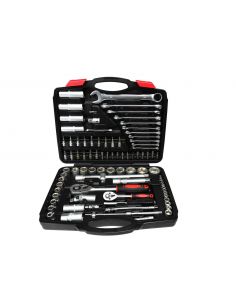 Zestaw kluczy nasadowych, pł.-oczk., torx, bitów Heidmann 94 el. GEKO - G10149 - Heidmann - 1 2