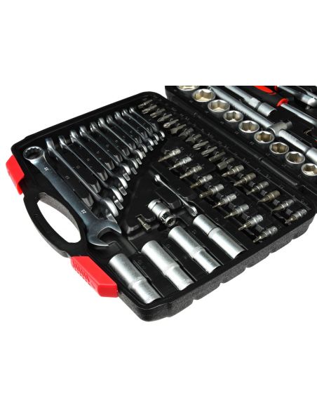 Zestaw kluczy nasadowych, pł.-oczk., torx, bitów Heidmann 94 el. GEKO - G10149 - Heidmann - 4