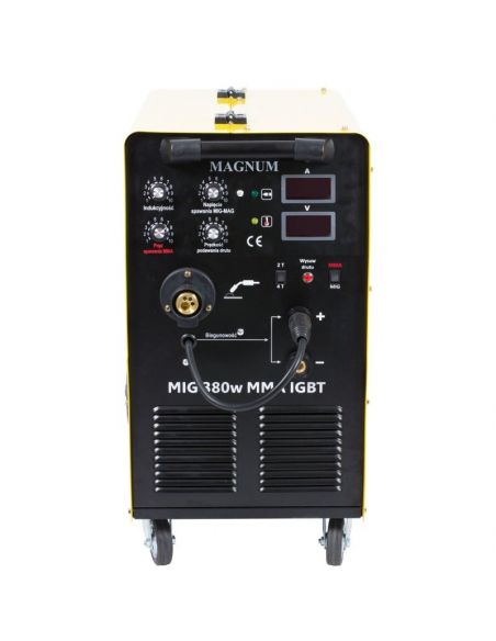 Spawarka Magnum MIG 380 W MMA IGBT - zestaw - U MI 380 WIGB-G - Magnum - 6