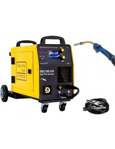 Spawarka Magnum MIG 240 LCD Dual Puls Synergia - zestaw - U MI 240 DP LCD-G - Magnum - 5 2