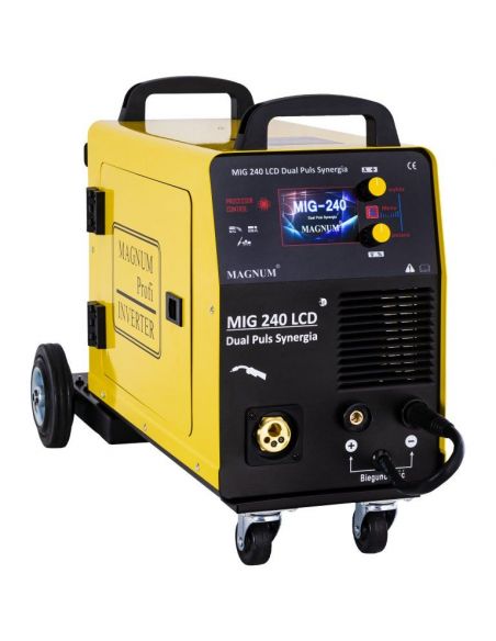 Spawarka Magnum MIG 240 LCD Dual Puls Synergia - zestaw - U MI 240 DP LCD-G - Magnum - 8