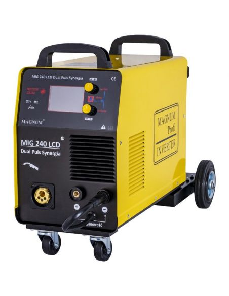 Spawarka Magnum MIG 240 LCD Dual Puls Synergia - zestaw - U MI 240 DP LCD-G - Magnum - 9