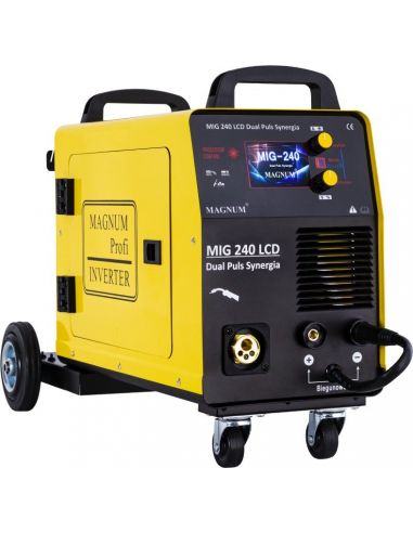 Spawarka Magnum MIG 240 LCD Dual Puls Synergia - zestaw - U MI 240 DP LCD-G - Magnum - 12