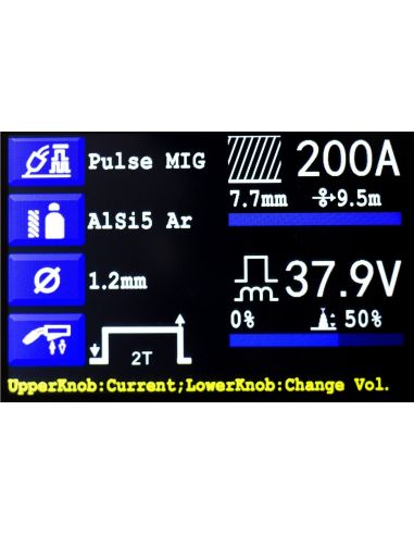 Spawarka Magnum MIG 240 LCD Dual Puls Synergia - zestaw - U MI 240 DP LCD-G - Magnum - 13