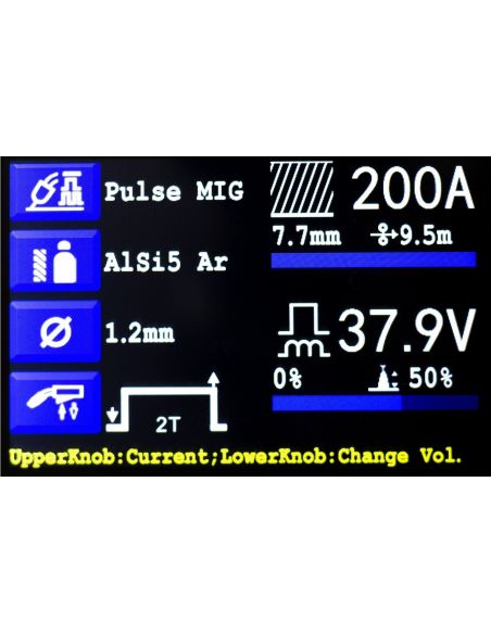 Spawarka Magnum MIG 240 LCD Dual Puls Synergia - zestaw - U MI 240 DP LCD-G - Magnum - 13