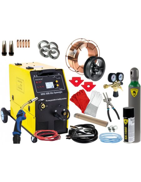 Spawarka Magnum MIG 308 Alu Synergia - zestaw - U MI 308AL SY-G - Magnum - 4
