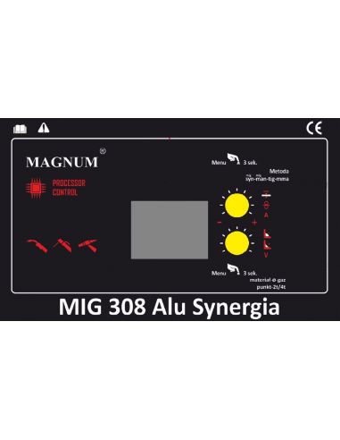 Spawarka Magnum MIG 308 Alu Synergia - zestaw - U MI 308AL SY-G - Magnum - 13