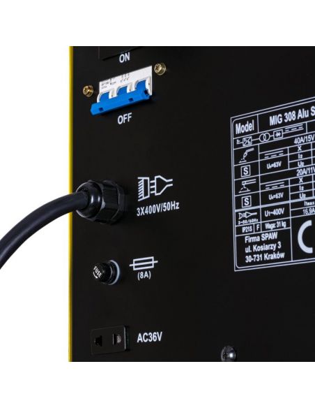 Spawarka Magnum MIG 308 Alu Synergia - zestaw - U MI 308AL SY-G - Magnum - 14