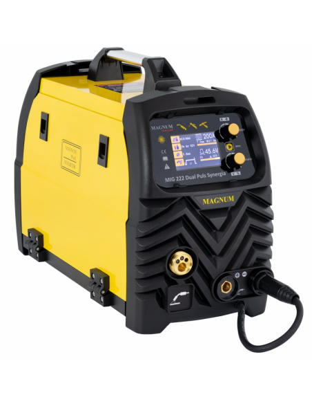 Spawarka Magnum MIG 222 Dual Puls Synergia LCD - zestaw - U MI 222 DP LCD-G - Magnum - 8