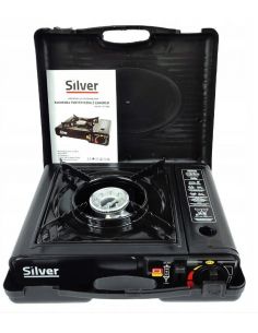 Kuchenka gazowa turystyczna polowa 2w1 Silver - S11460 - Silver - 1