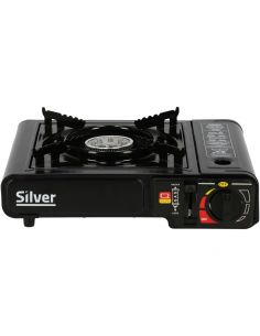Kuchenka gazowa turystyczna polowa 2w1 Silver - S11460 - Silver - 1 2