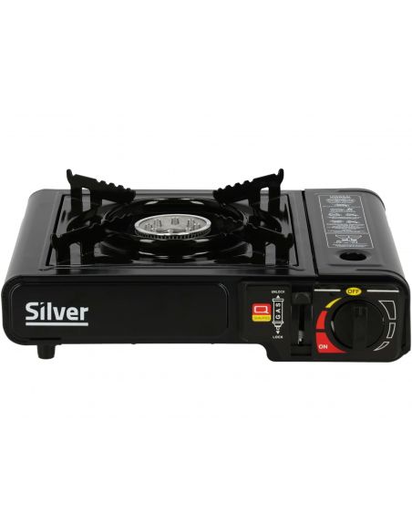 Kuchenka gazowa turystyczna polowa 2w1 Silver - S11460 - Silver - 2