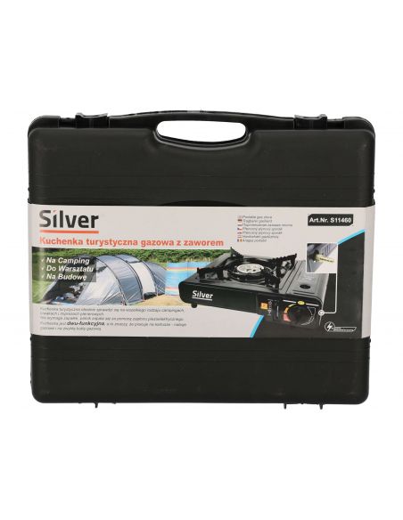 Kuchenka gazowa turystyczna polowa 2w1 Silver - S11460 - Silver - 5