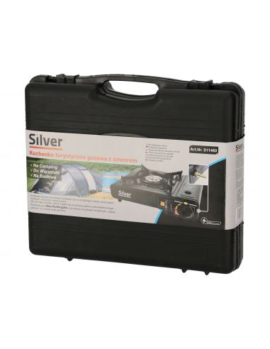 Kuchenka gazowa turystyczna polowa 2w1 Silver - S11460 - Silver - 6