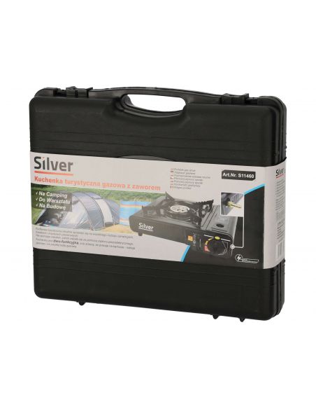 Kuchenka gazowa turystyczna polowa 2w1 Silver - S11460 - Silver - 6