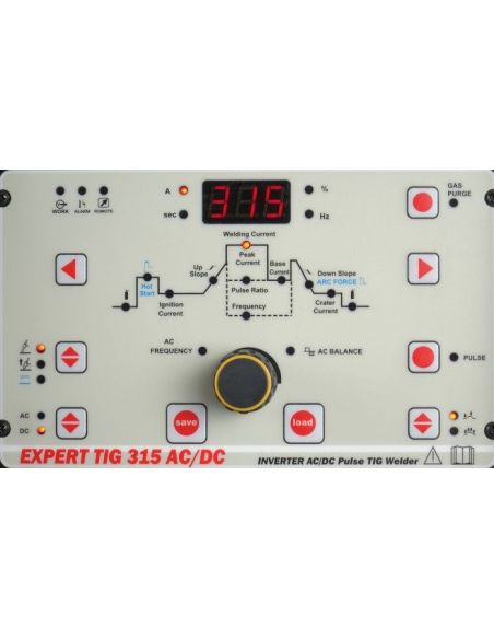 Spawarka Ideal Expert TIG 315 AC/DC - zestaw - EXTIG315AC-G - Ideal - 6