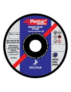 Tarcza do szlifowania Pentar Eco-Plus A30S8BF 27 – 125 x 6,0 x 22 - 110127050 - Pentar - 1