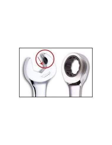Zestaw 3 kluczy płasko-oczkowych z podwójną grzechotką SATA 09075 - GL09075 - SATA - 3