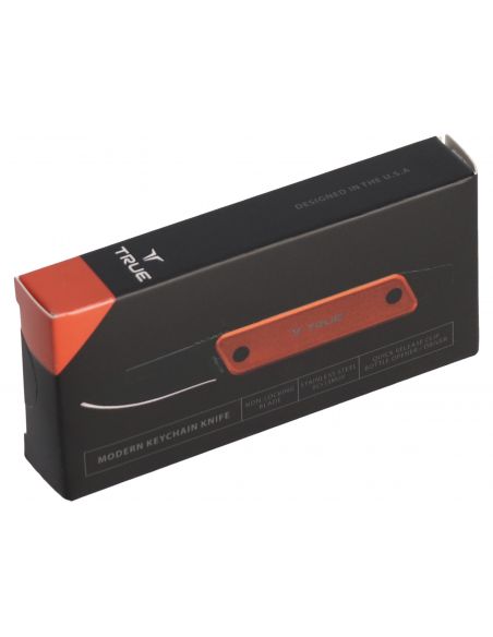 Mini nóż pomarańczowy w giftboxie TRUE - TU7061 - True Utility - 2
