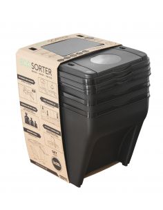 Kosze do segregacji śmieci Patrol ECOsorter 3x25 l - zestaw - Z256342PG011 - Patrol Group - 1