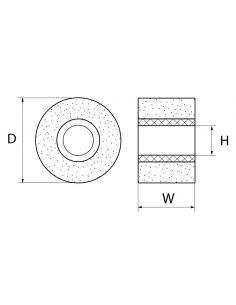 Ściernica otworowa z włókniny 165x50x44 Nj AVFN Armes - OW165050044JAVUV - Armes - 1 2