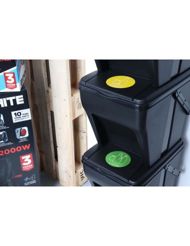 Kosze do segregacji śmieci Patrol ECOsorter 4x25 l - zestaw - Z256359PG011 - Patrol Group - 6