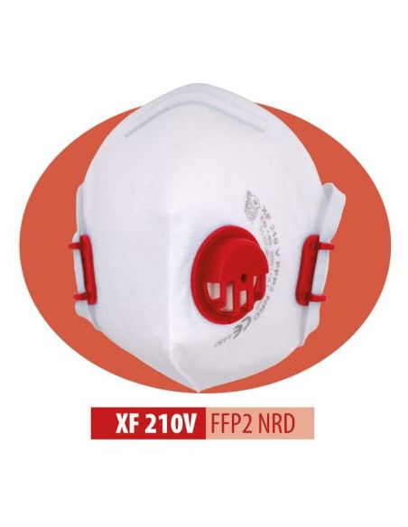 Półmaska przeciwpyłowa XF 210 V FFP2 NR D - XF210VFFP2NRD - Oxyline - 2