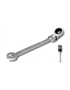 Klucz płasko-oczkowy z grzechotką i przegubem 15 mm Stalco - S-56215 - Stalco - 1