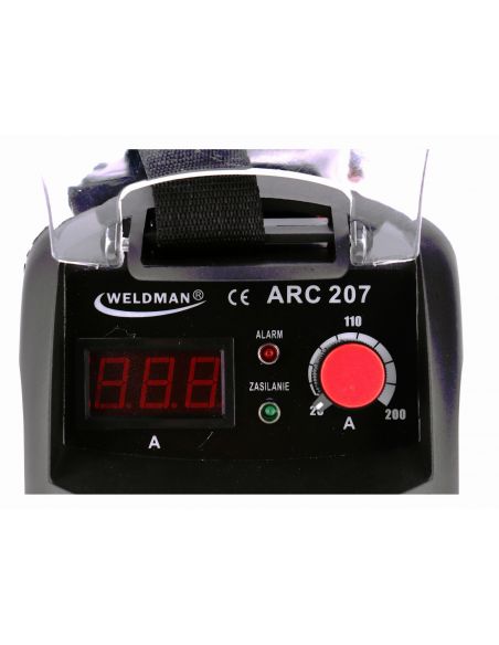 Spawarka Weldman ARC 207 z plastik. walizką - zestaw - 103 014-G - Weldman - 4