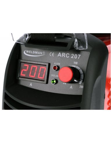 Spawarka Weldman ARC 207 z plastik. walizką - zestaw - 103 014-G - Weldman - 6