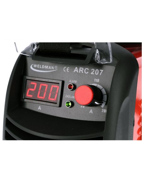 Spawarka Weldman ARC 207 z plastik. walizką - zestaw - 103 014-G - Weldman - 6
