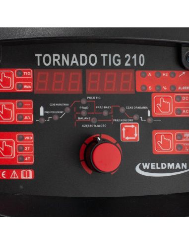Spawarka Weldman Tornado TIG 210 AC/DC - zestaw - 103 037-G - Weldman - 6